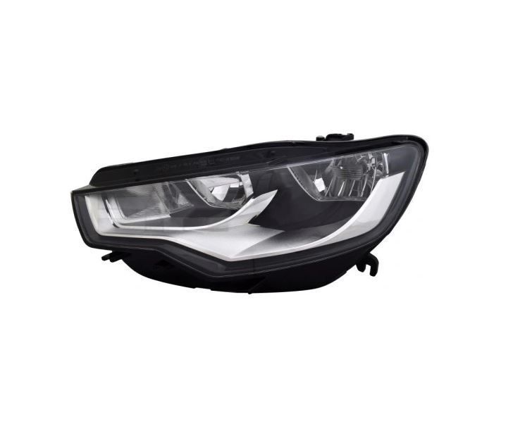 Far Audi A6 (4G/C7), 01.2011-06.2014, TYC, fata, partea stanga, cu lumina de zi; tip bec H15+H7+PY21W+W5W; electric; cu motor