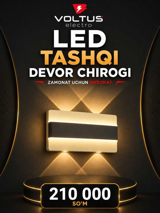 LED Tashqi Devor Chirog‘i haqida tavsif