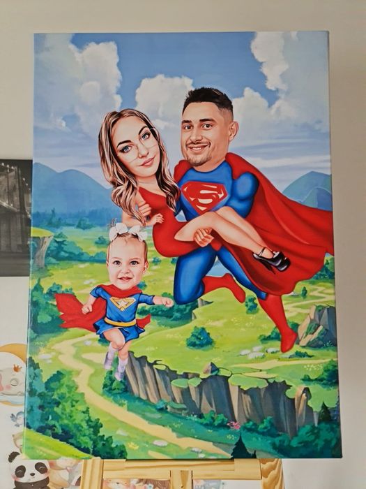 Printare Canvas poze sau caricaturi