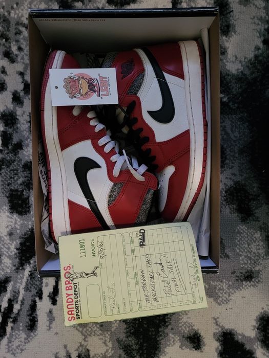 Jordan 1 retro high OG chicago lost and found