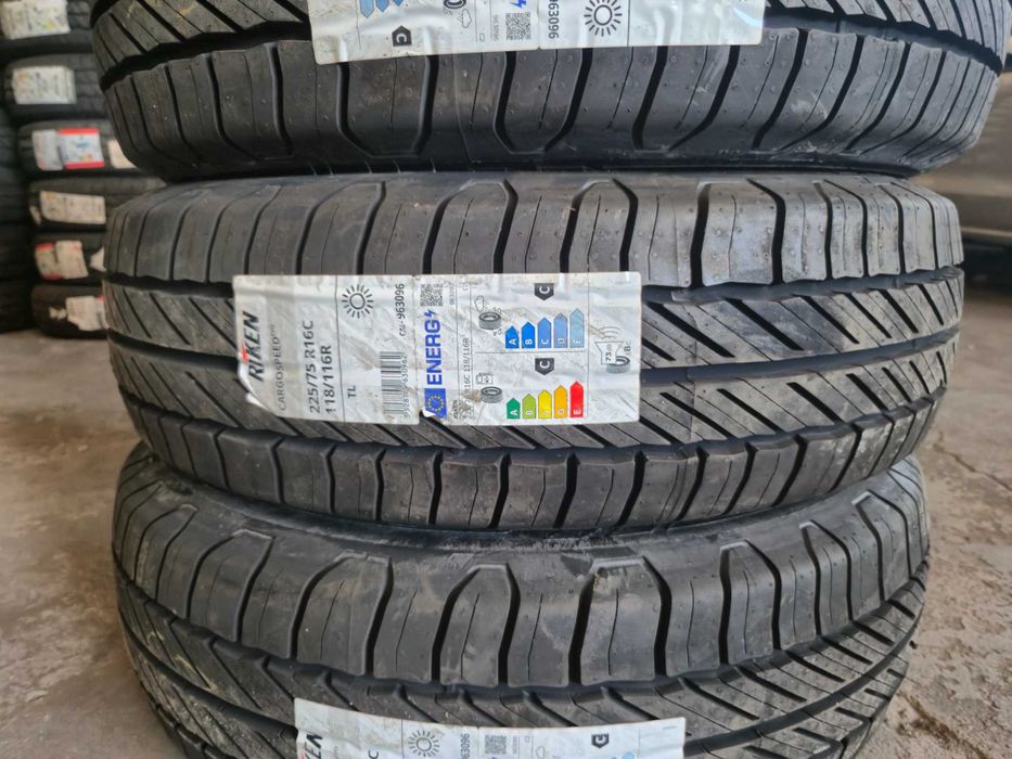 4 Anvelope de VARA - 225/75/16C 118/116R - RIKEN CargoSpeed - NOU - DOT 2023 !