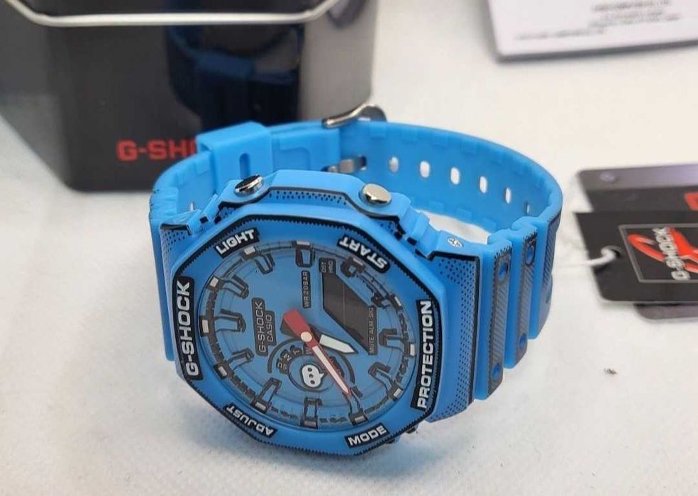Ceas Casio g shock Manga THEME GA2100 MNG. Blue, Nou,Garantie 2 ani
