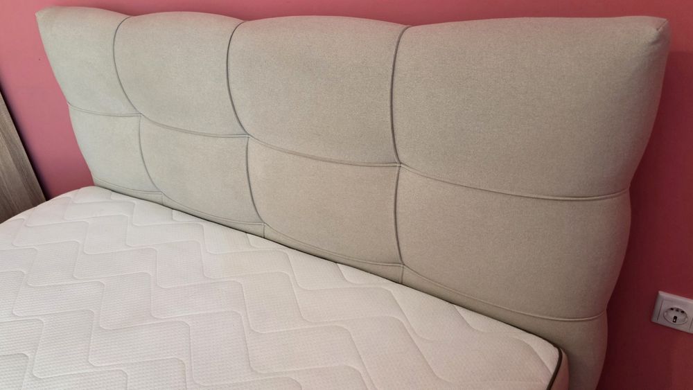 Тапцирана повдигната спалня 160х200 /боксспринг/ с ракла