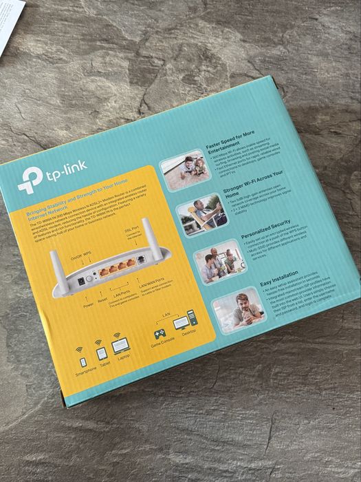 Wifi вайфай роутер модем TP LINK ADSL2+