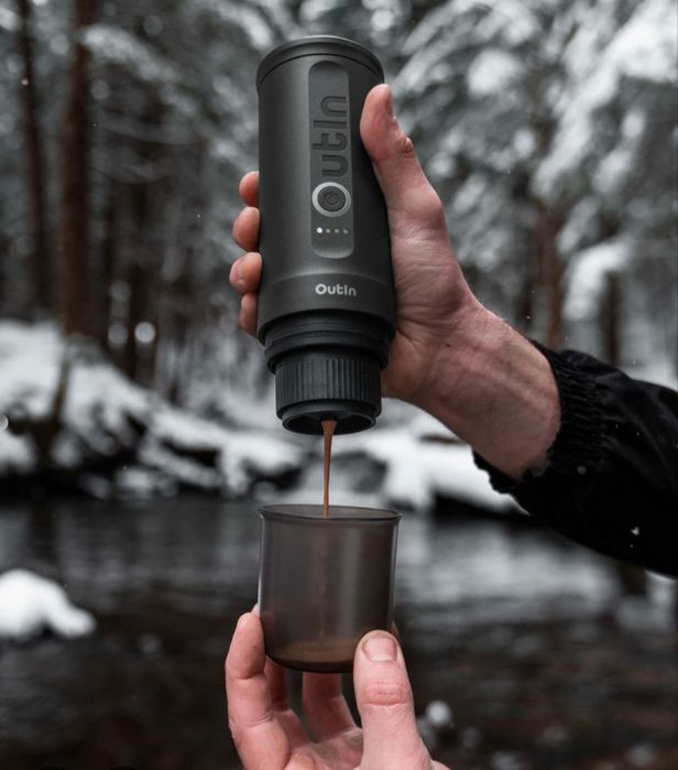 Кофеварка Outin Эспрессо везде и всегда Кофеварка для природы и дороги