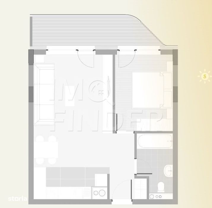 2 camere Floresti, Eroilor Residence