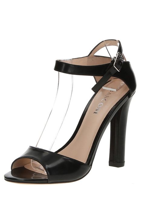 Pantofi cu toc Basconi piele naturală