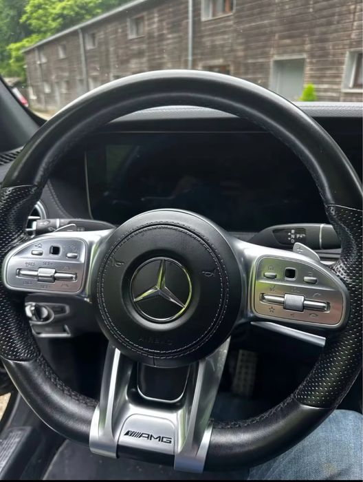 Ornament trim volan Mercedes Benz AMG Clasa A C E S GLC GLE 2019+