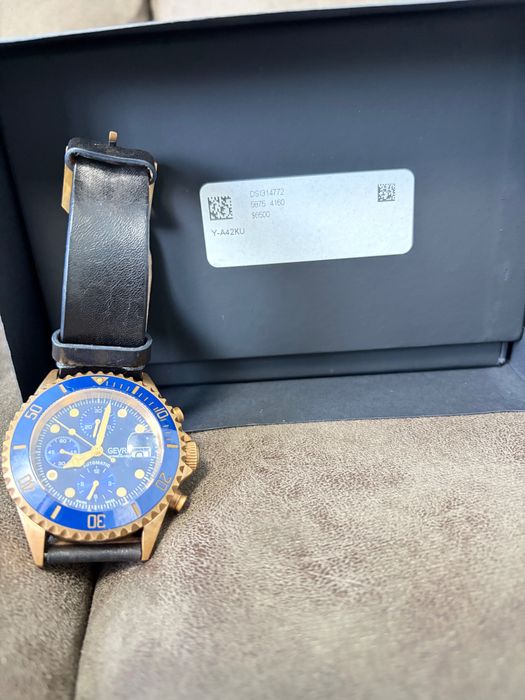 Gevril Wall Street Swiss Automatic Chronograph