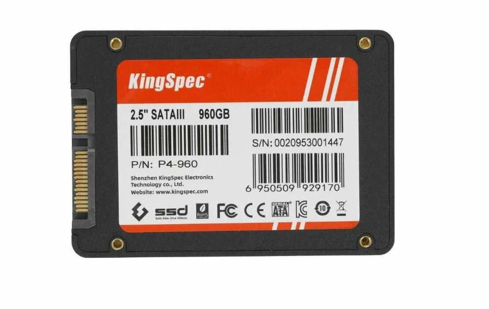 SSD KingSpec 2.5" SATA III 960GB