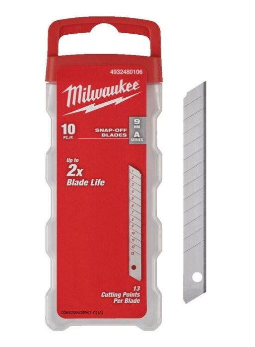 Остриета Milwaukee комплект 9мм.