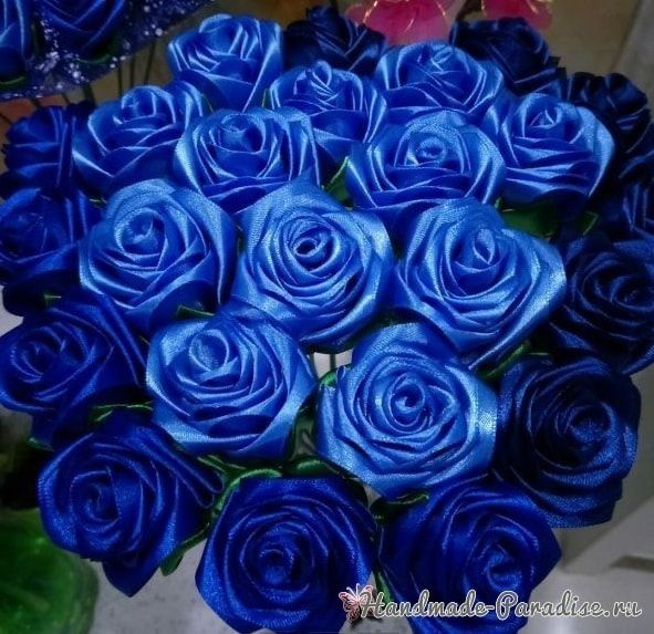 Букеты из ленты