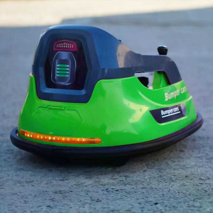 Masinuta busitoare electrica cu RC, Kinderauto Bumper 2x 35W 12V Green