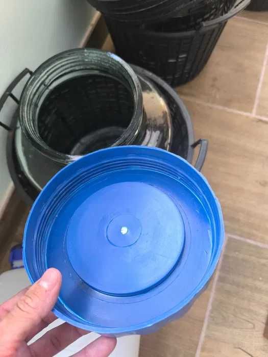 Стъклена дамаджана 10 литра с винт с широко гърло 6 броя по 10 лева