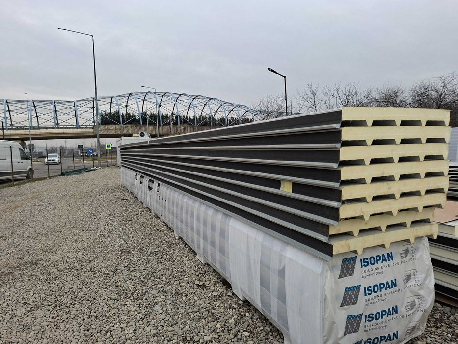 Panouri Sandwich ISOPAN 60 lei + TVA | Stoc Depozit