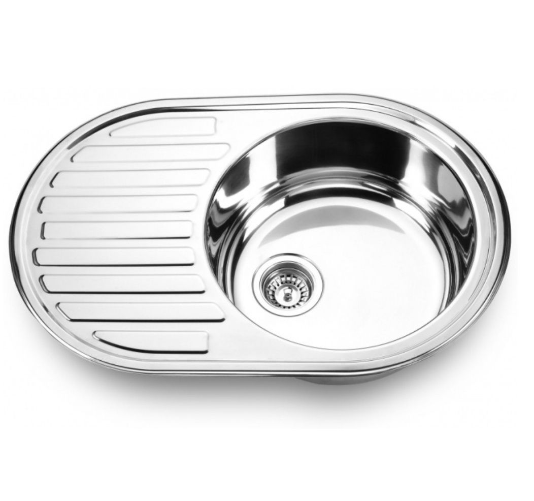 Мойка круглая нержавейка врезная. Мойка врезная SKL 7750 Eco l 0.6/160 1p (*15). Мойка овальная врезная 770*500*160 (0,6мм) чаша справа глянц.. М4 мойка врезная левая. 7750 Мойка врезная овальная Emar.