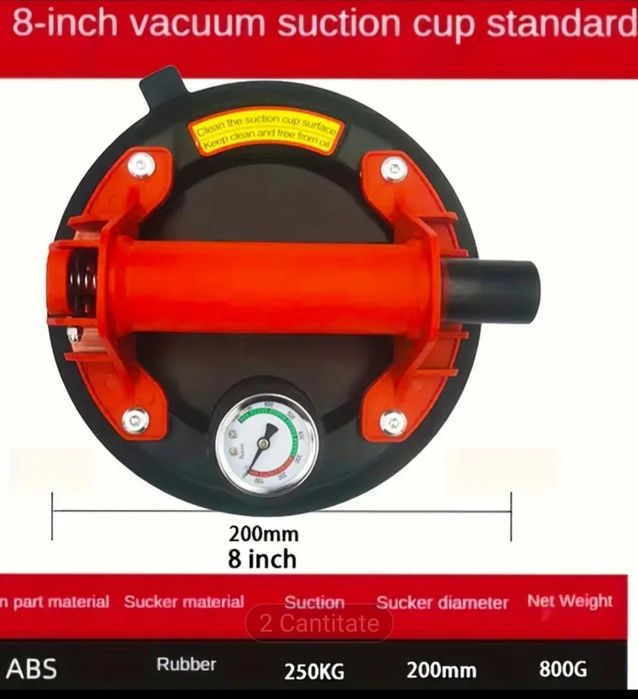 Ventuza puternica cu manometru