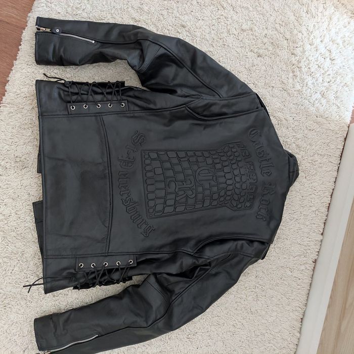 Продам куртку-косуху, байкерскую, фирменная,  бренд - Castle rock