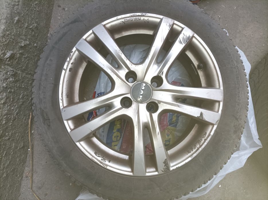 Set Jante Aliaj Mak Zenith Hyper Silver 6,5jx16H2 4x100 Et35