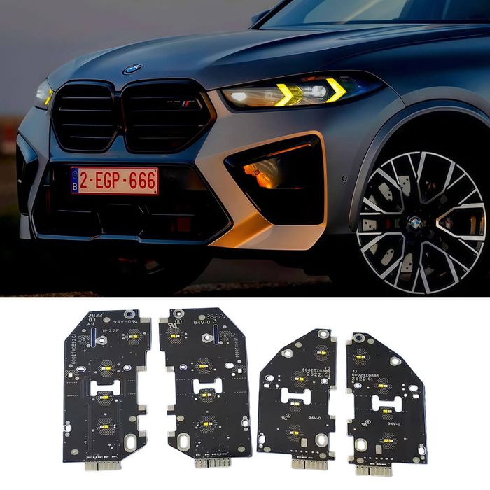 Angel eyes DRL faruri CSL BMW G05 G06 X5 X6 F95 F96 X5M X6M facelift