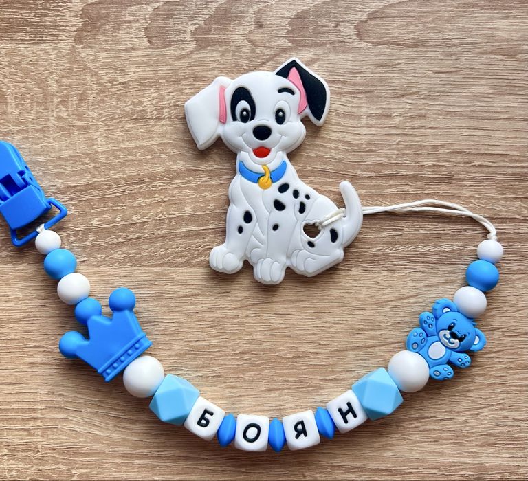 Клипс за биберос с гризалка