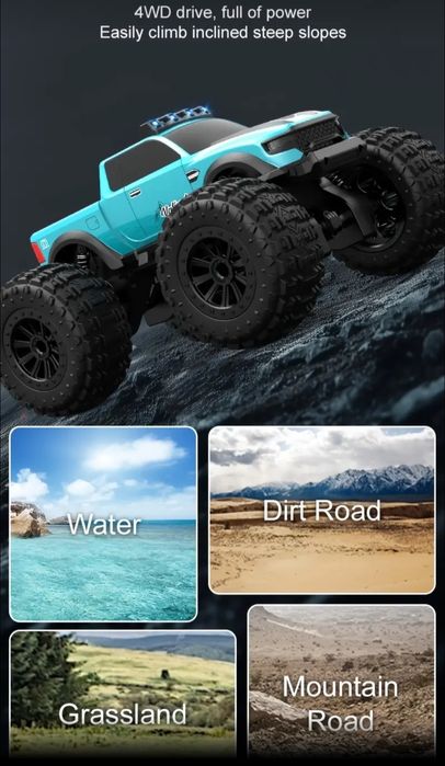 Джип амфибия на радиоуправлении, радиоуправляемая машина, внедорожник