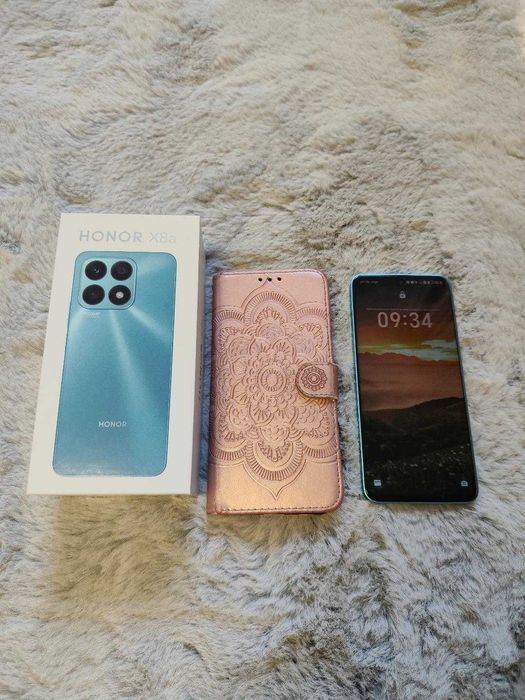 Telefon Honor X8a, Dual SIM, 128/6GB RAM, 4G, Cyan Lake - impecabil
