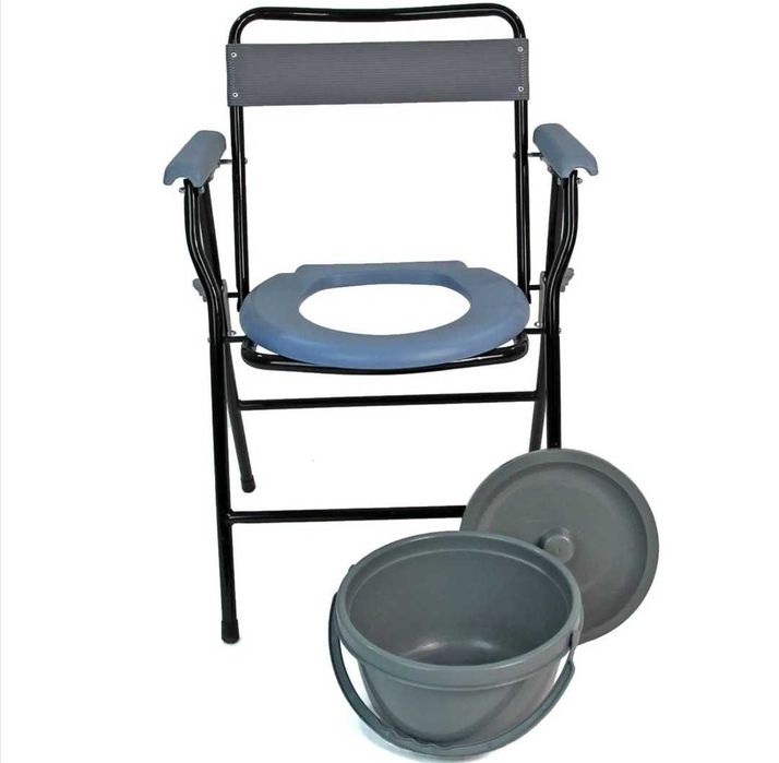 Преносим сгъваем тоалетен стол