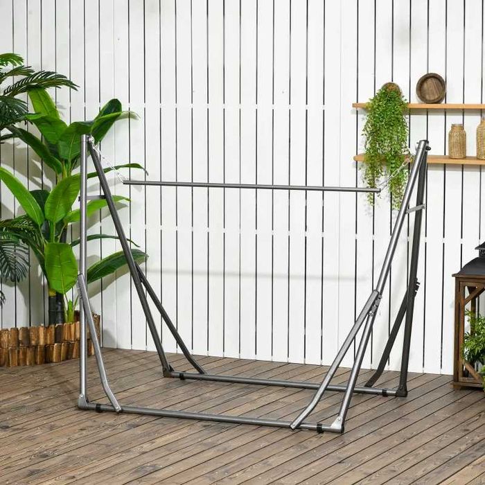 Стойка за хамак Outsunny 2 в 1, 290 см x 92 см x 88 см