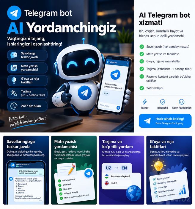 AI yordamchi telegram bot