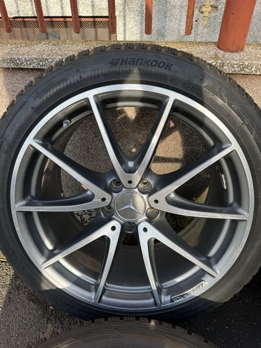 Jante AMG 19 Mercedes E63 W213 anvelope iarna Hankook 265/40 19