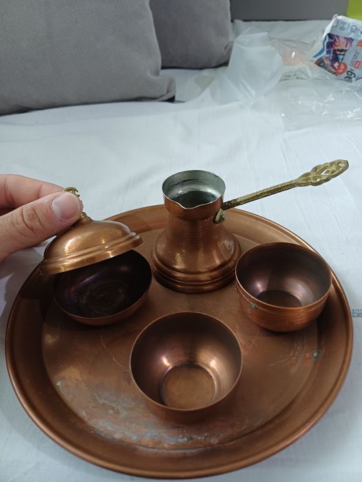 сервиз за кафе,меден Made in jugoslavia