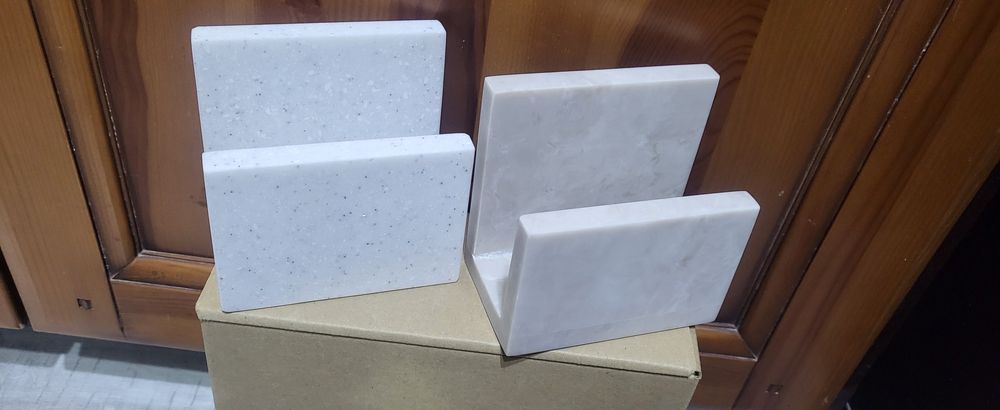 Изделия из искусственного акрилового камня: салфетки, подставки, доски