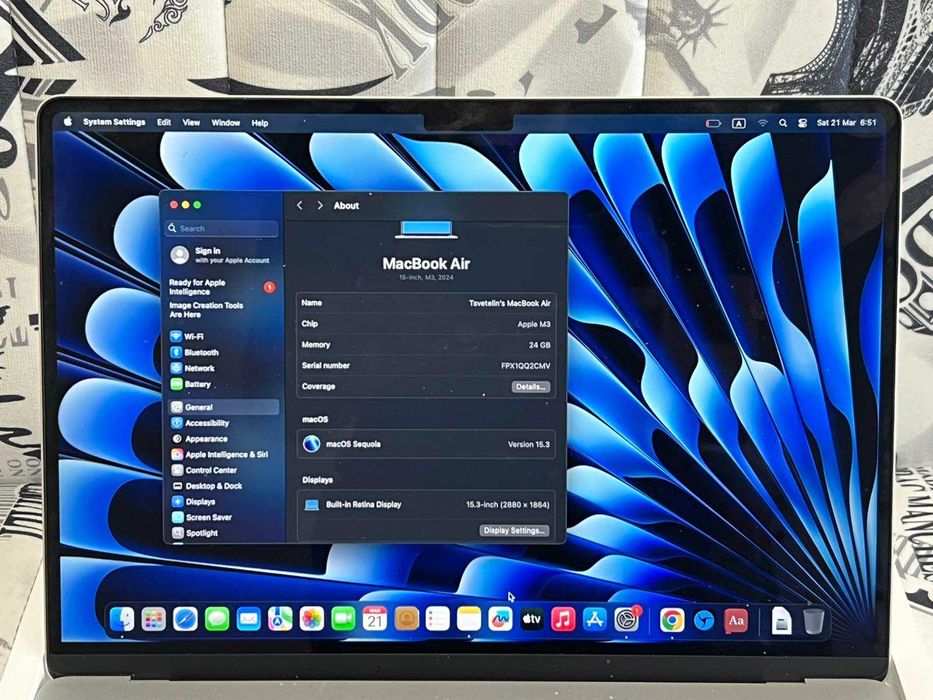 ***КАТО НОВ*** Macbook Air 15.3 inch
