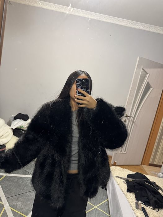 Эко Шуба новая черная