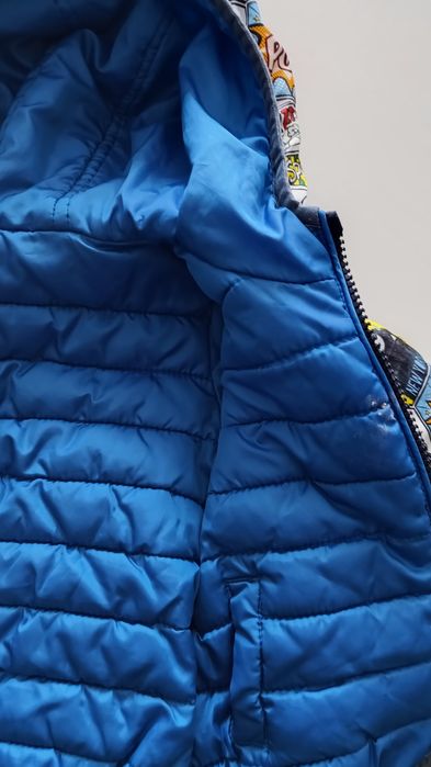 Двулицево яке с шарен принт