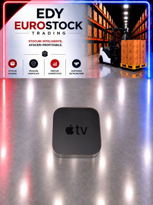 Apple TV 4K (prima generație), 32 GB, A1842, Wi-Fi + LAN