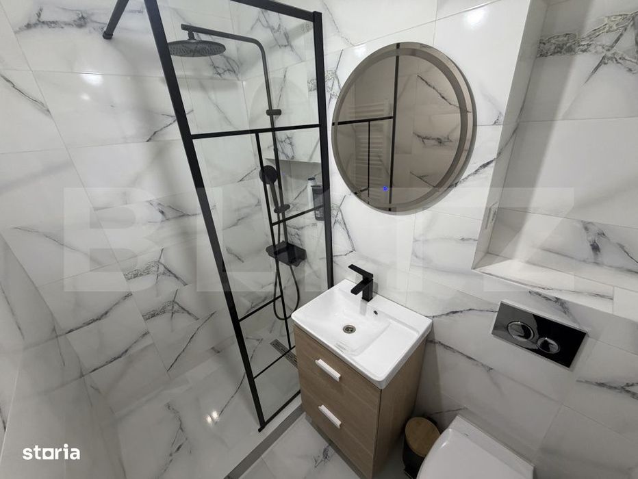 Apartament 3 camere decomandat, renovat modern, 49 mp, Centru