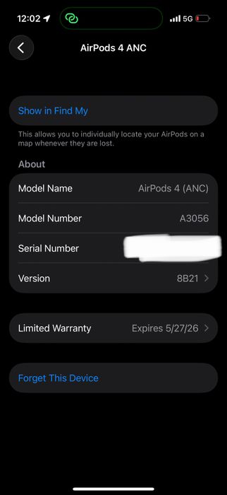 Airpods 4 ANC с гарантией + чехол