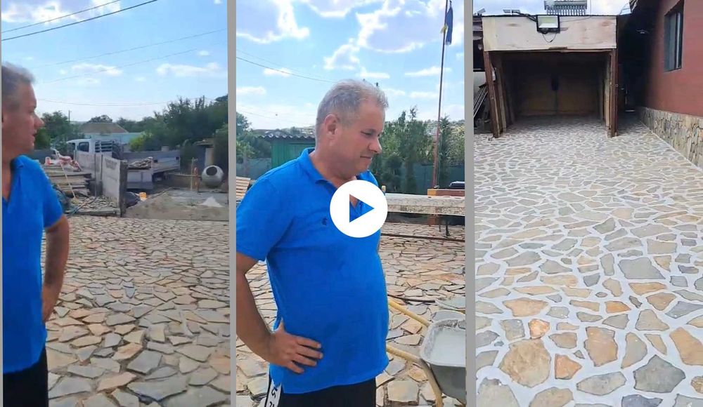 Montaj Piatră Cubică / de Munte. Poze Reale. Echipă Serioasă Zona Bacău. Video de la Lucrări cu Clienți Mulțumiti.. Preț Avantajos pe mp.