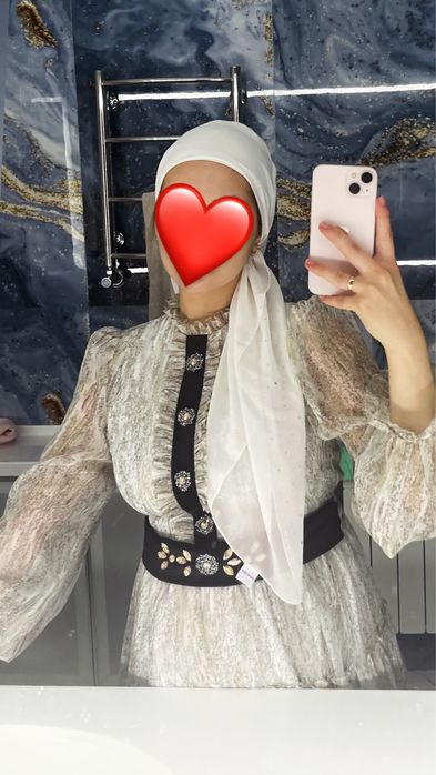 Платье лазер казахское