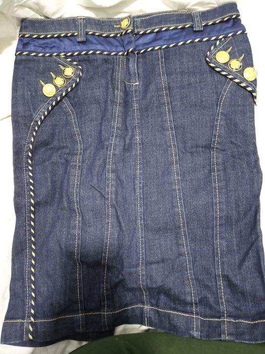 Юбка джинсовая она красивая