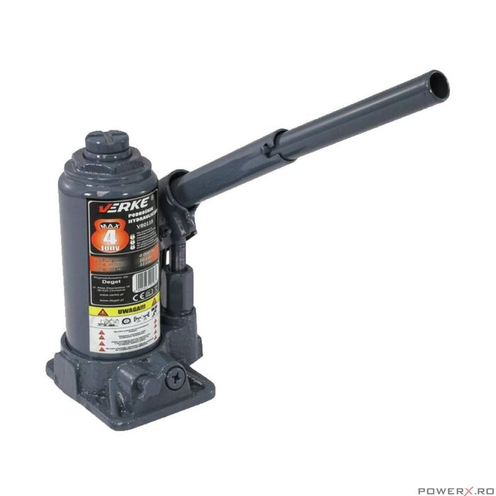 Cric hidraulic tip butelie, capacitate 4 tone 160 mm - 315 mm, Verke