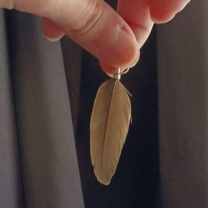 Подвеска из пера