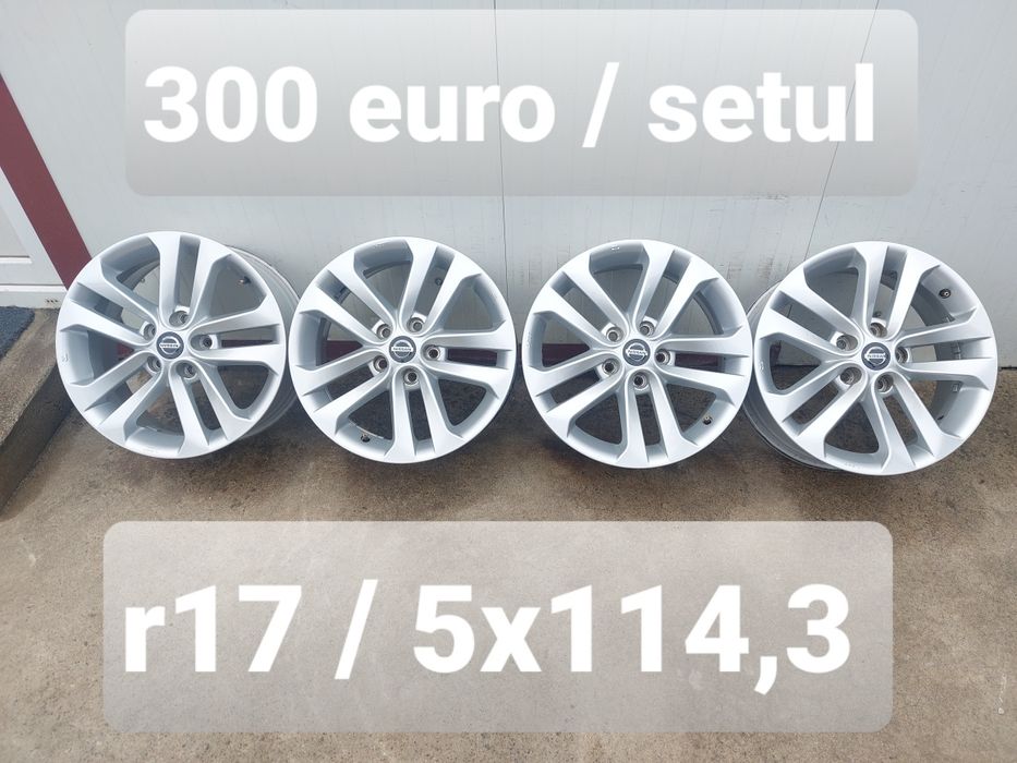 Jante aluminiu originale r17 / Nissan Renault Dacia / 5x114,3