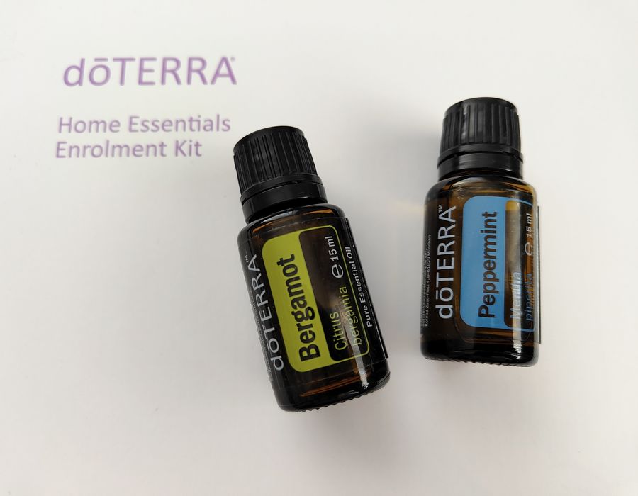 Set uleiuri doTERRA Bergamot și Peppermint ( 15 ml)