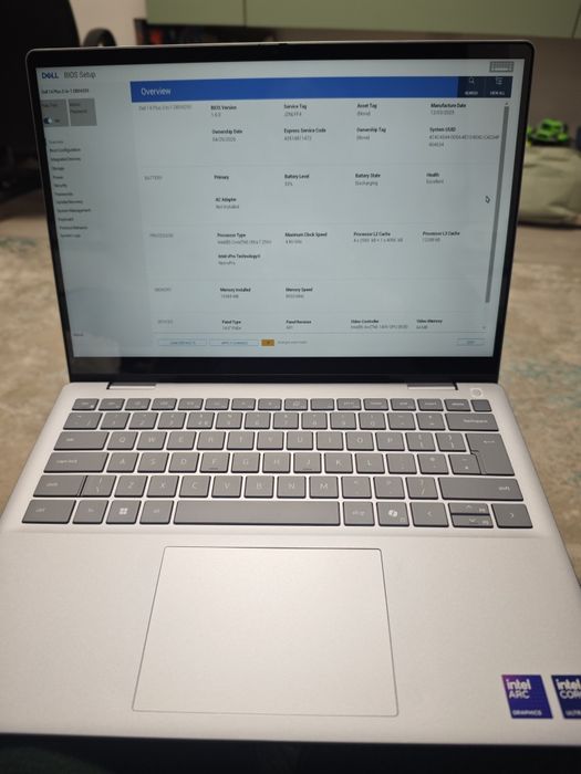 Laptop DELL 14'' 2-in-1 14 Plus DB04250, FHD+ Touch,Intel Core Ultra 7 (12M Cache up to 4.80 GHz)16GB 512Gb SSD Intel Arc
