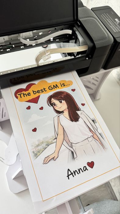 Печать изображений на сахарной бумаге