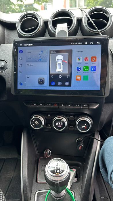 Navigatie android Dacia Duster 2 SIM DSP Camera CarPlay AndroidAuto