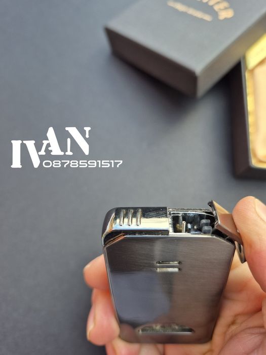 Газова запалка с два различни пламъка (Три цвята)